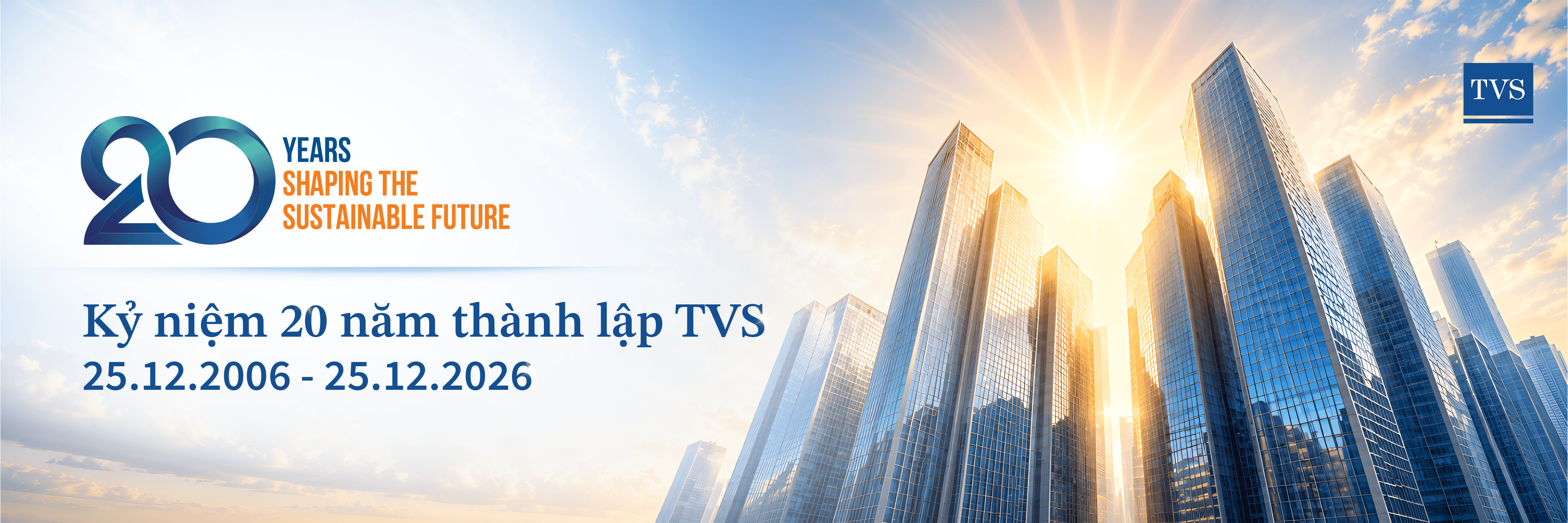 Banner chúc mừng sinh nhật TVS